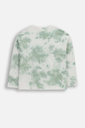 COCCODRILLO t-krekls ar garām piedurknēm, balti, cm 