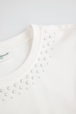 COCCODRILLO t-krekls, krēmveida, cm 