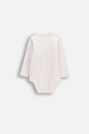 COCCODRILLO bodijs ar garām piedurknēm, smilšu krāsa, izmērs 