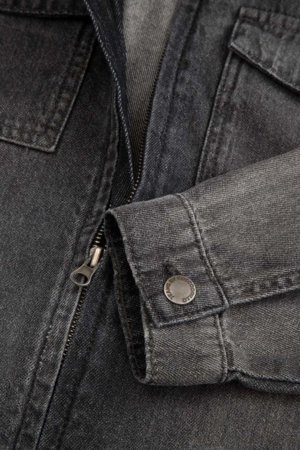 COCCODRILLO džinsu jaka, pelēks, WC6152301CJB-019-134, 134 cm 