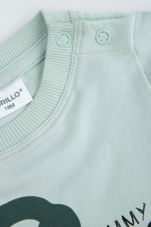 COCCODRILLO bodijs ar īsam piedurknēm, zaļa, izmērs 