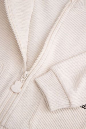 COCCODRILLO džemperis ar rāvējslēdzēju, smilšu krāsa, 