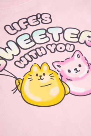 COCCODRILLO t-krekls ar īsam piedurknēm, rozā, WC6143201SGK-007-104, 104 cm 