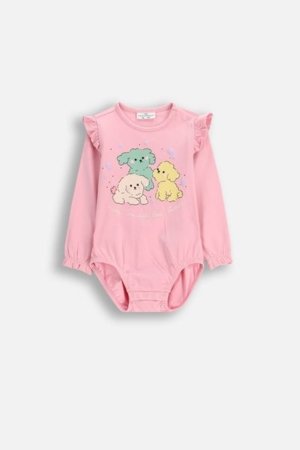 COCCODRILLO smilšu tārtiņš HAPPY PUPPY GIRL NEWBORN, rozā, ZC5112102HGN-033-074, 74 cm