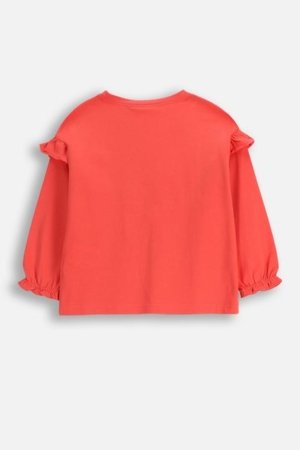 COCCODRILLO t-krekls FROSTING PUDDLE GIRL KIDS, sarkans, cm