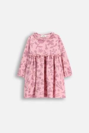 COCCODRILLO kleita TEDDY BEAR GIRL NEWBORN, rozā, ZC5129101TGN-033-086, 86 cm 