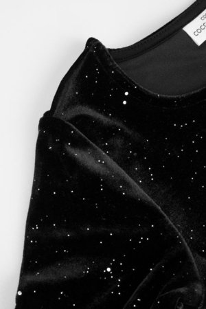 COCCODRILLO bodijs, melns, cm 