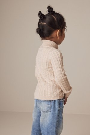 NEXT krekls ar garām piedurknēm un augstu apkakli, Q87911 74-80