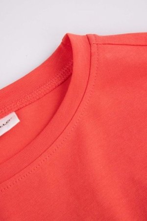 COCCODRILLO t-krekls FROSTING PUDDLE GIRL KIDS, sarkans, cm