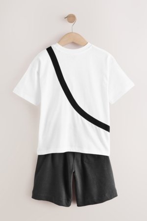 NEXT t-krekls ar īsām piedurknēm, šorti un rokassoma, AG3518 140