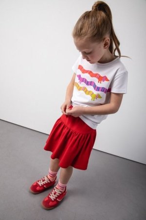 COCCODRILLO svārki ACADEMY GIRL KIDS, sarkans, cm 
