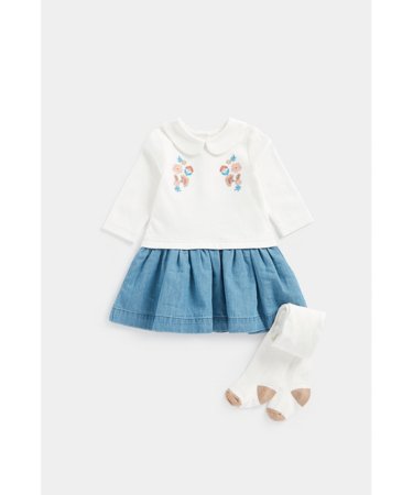 MOTHERCARE kleita un zeķubikses, FB364 644017
