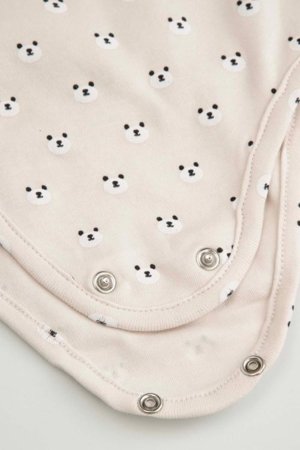 COCCODRILLO bodijs ar garām piedurknēm un pogām, pelēks, izmērs 