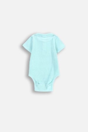 COCCODRILLO smilškrāsas krekls ar garām piedurknēm TROPICAL STORY BOY NEWBORN, zaļš, WC5112202TBN-031-086, 86 cm 