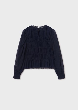 MAYORAL blūze ar garām piedurknēm 8B, dark,  7176-91 7176-91