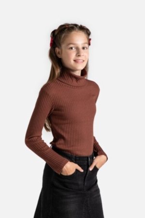 COCCODRILLO t-krekls RODEO GIRL JUNIOR, brūni, ZC4143901RGJ-018-164, 164 cm 