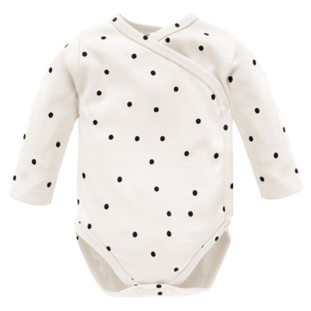 PINOKIO bodijs ar garām piedurknēm un pogām TRES BIEN, ecru, 56 cm, 1-02-2401-04-1056