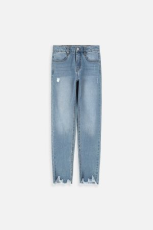 COCCODRILLO bikses JEANS COLLECTION GIRL, tumši zilas,  ZC3123103JCG-015 ZC3123103JCG-015-116