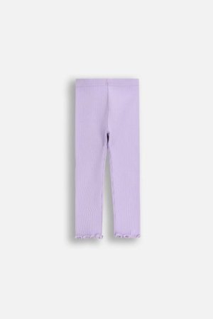COCCODRILLO leggingi HAPPY PUPPY GIRL NEWBORN, violeta, ZC5122103HGN-016-086, 86 cm