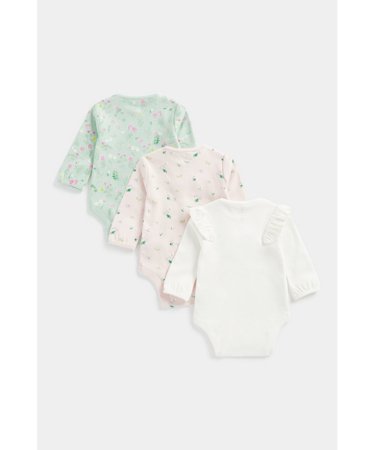 MOTHERCARE bodijs ar garām piedurknēm 3 gab., FB271 648488