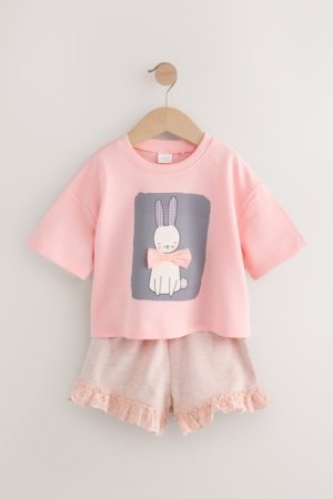 NEXT t-krekls ar īsām piedurknēm un šorti, E55507 92-98