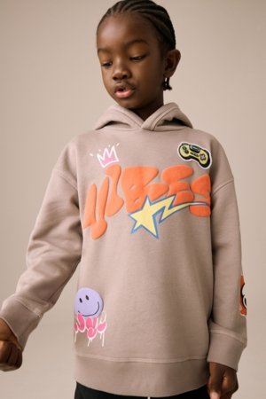 NEXT džemperis ar kapuci, F19705, 116 cm 