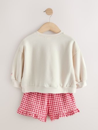 NEXT džemperis + šorti, V09117, 104 cm 