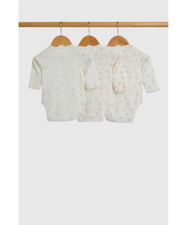 MOTHERCARE bodijs ar garām piedurknēm 3 gab., IF190 74 