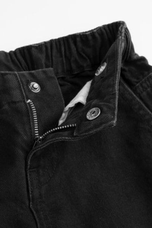 COCCODRILLO bikses JEANS COLLECTION GIRL, melns, cm 