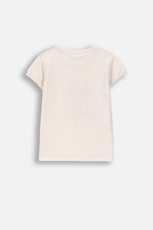 COCCODRILLO t-krekls ar īsam piedurknēm, krēmkrāsa, WC6143207FGK-003-092 