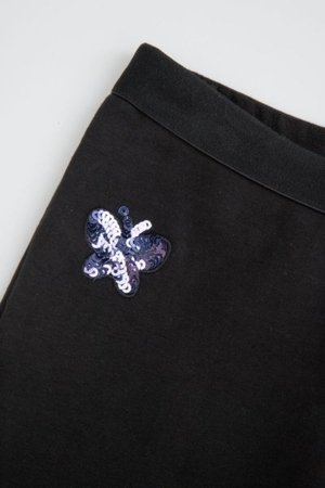 COCCODRILLO legingi RAVE GIRL KIDS, melns, ZC5122701RGK-021-110, 110 cm 