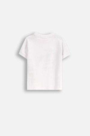 COCCODRILLO krekls ar īsām piedurknēm MONOCHROME BOY NEWBORN, balta, WC5143201MBN-001-086, 86 cm 