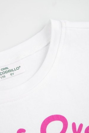 COCCODRILLO t-krekls ar īsam piedurknēm, balti, WC6143206SGK-001-110, 110 cm 