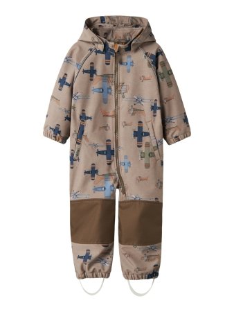 NAME IT virsdrēbes ALFA SOFTSHELL, brūns, 13228605, izmērs 