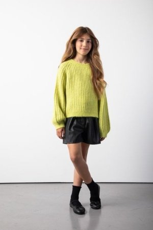COCCODRILLO džemperis CRAFT PUNK GIRL JUNIOR, zaļš, ZC5172101CGJ-030-134, 134 cm
