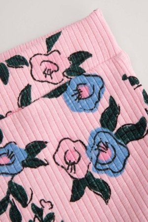 COCCODRILLO legingi FROSTING PUDDLE GIRL KIDS, rozā, ZC5122102FGK-033-104, 104 cm 