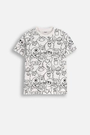 MOKIDA t-krekls MOKIDA COLLECTION BOY, balti, ZM5143206MCB-001-140, 140 cm