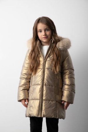 COCCODRILLO jakete OUTERWEAR GIRL KIDS, zelta, ZC5152108OGK-023-110, 110 cm 