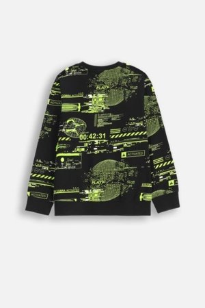 COCCODRILLO t-krekls EVERYDAY BOY A, melns, ZC5143108VBA-021-164, 164 cm