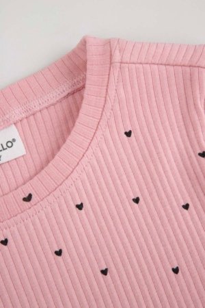 COCCODRILLO t-krekls ar īsam piedurknēm, rozā, cm 