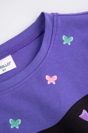 COCCODRILLO t-krekls RAVE GIRL KIDS, violeta, cm 