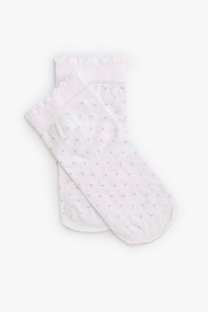 COCCODRILLO zeķes, balti, WC6382902TSO-001-033, 33/36 izmērs 