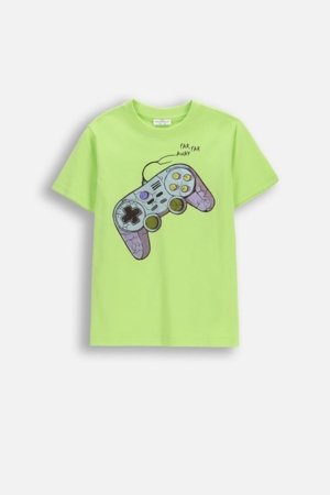 COCCODRILLO t-krekls ar īsam piedurknēm, zali, WC6143225VBA-011-146, 146 izmērs 