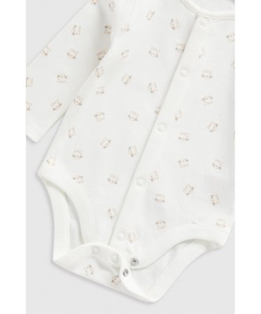 MOTHERCARE bodijs ar garām piedurknēm 3 gab., IF190 74 