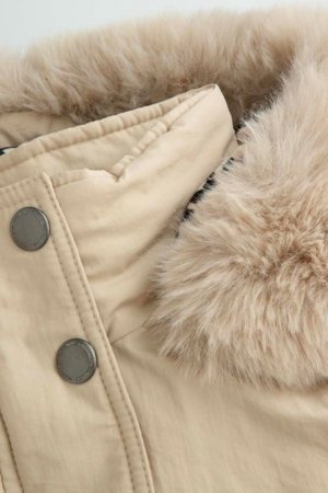 COCCODRILLO jakete OUTERWEAR GIRL JUNIOR, krēmveida, cm