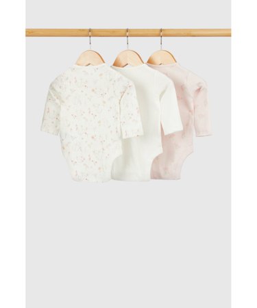 MOTHERCARE bodijs ar garām piedurknēm 3 gab., FC109 639998