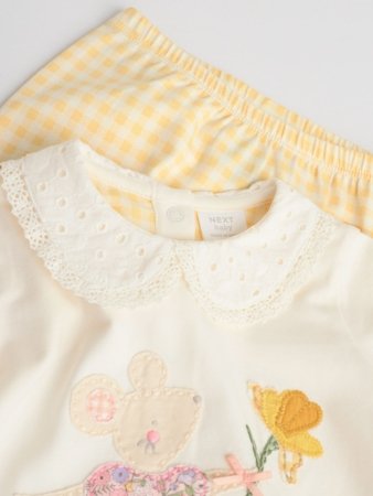 NEXT t-krekls ar garām piedurknēm +legini, W78024, cm 