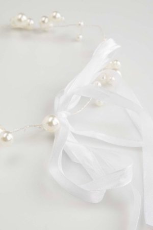 COCCODRILLO matu stīpiņa, balts, WC6311903PBJ-001-000,  