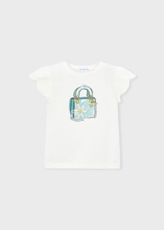 MAYORAL t-krekls ar īsam piedurknēm, natur-lake, 3.002-52, 134  cm 