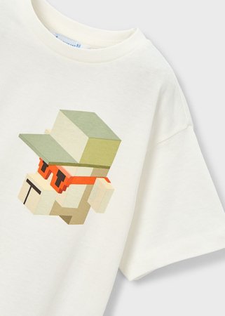 MAYORAL t-krekls ar īsam piedurknēm, cream, 3.078-72, 134  cm 